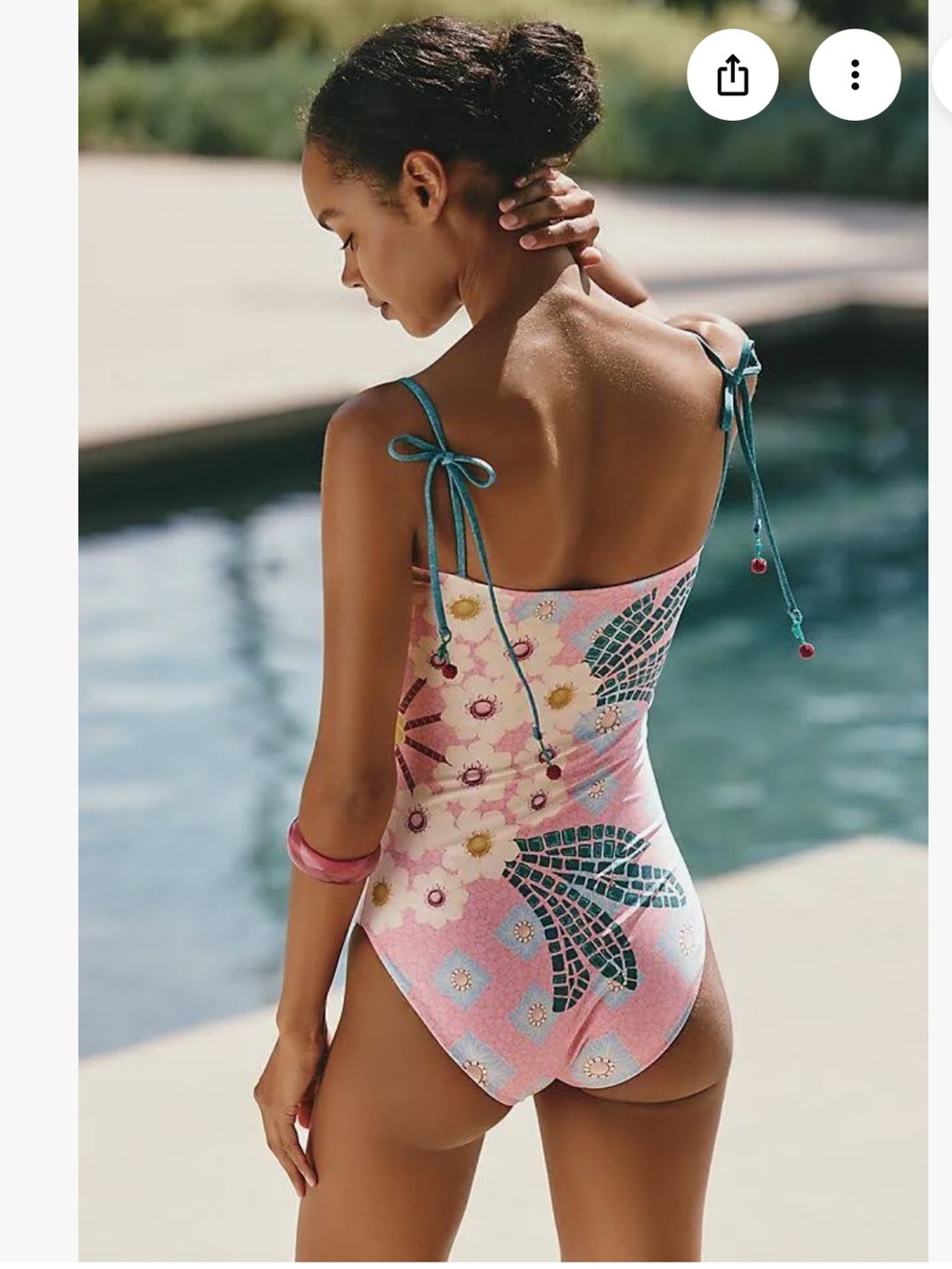 NWT Agua Bendita Kaylan Reversible One-Piece Swimsuit - Picture 1 of 5